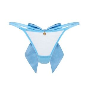 NWT Agent Provocateur Oriana Trixie Thong Panties in Baby Blue size 3